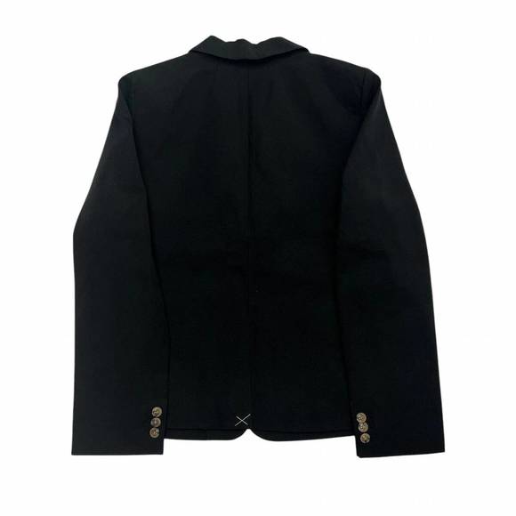 NEW J.CREW cotton-blend two-button blazer in black - Picture 7 of 8